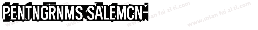 PENTNGRNMS SALEMCN字体转换